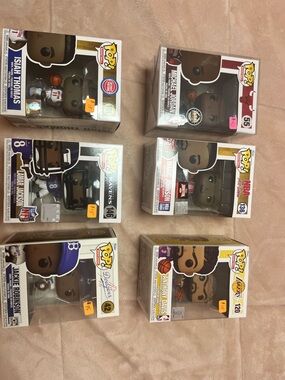 Funko Pop! NBA Legends Multi-Color Vinyl Figure Lot (6)